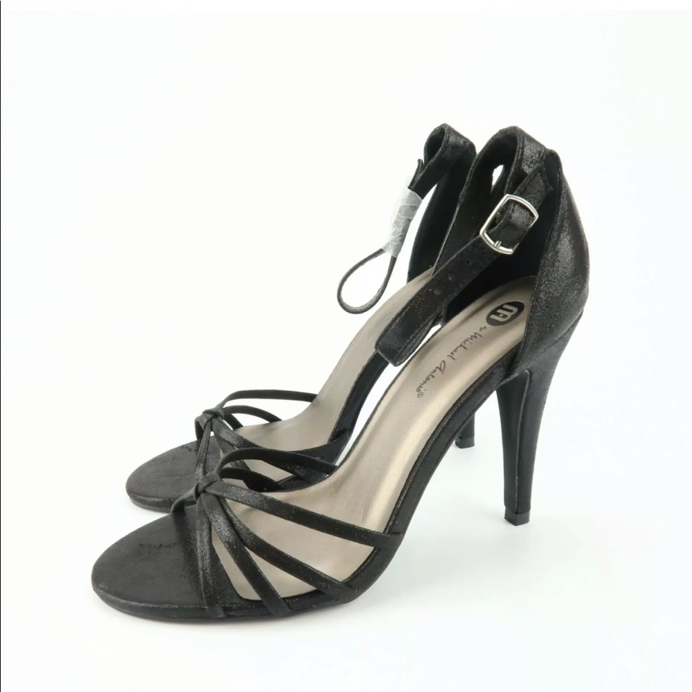 Michael Antonio Resist Ankle Strap Heels Black